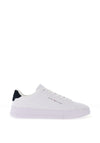 Tommy Hilfiger Court Pebble Grain Leather Trainers, White