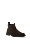 Tommy Hilfiger Core Suede Chelsea Boots, Warm Military Green