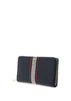 Tommy Hilfiger Woven Detail Large Wallet, Space Blue