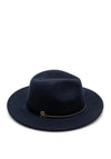 Tommy Hilfiger Logo Detail Fedora Hat, Navy