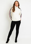 Tommy Hilfiger Womens Wool Blend Cable Knit Sweater, Off White