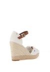 Tommy Hilfiger Womens Toe Wedge Sandals, White