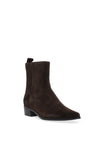 Tommy Hilfiger Suede Cowboy Ankle Boots, Brown