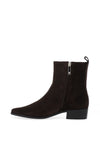 Tommy Hilfiger Suede Cowboy Ankle Boots, Brown