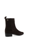 Tommy Hilfiger Suede Cowboy Ankle Boots, Brown