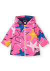 Tuc Tuc Girl Amazing Star Waterproof Rain Jacket, Pink