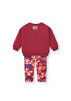 Tuc Tuc Girls Super Natural Sweater and Legging Set, Maroon