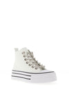 Una Healy Danger Zone Platform High-Top Trainer, White