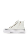 Una Healy Danger Zone Platform High-Top Trainer, White