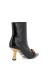 Una Healy Kissing You Heeled Ankle Boots, Black