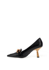 Una Healy Prison Blues Pointed Toe Heels, Black