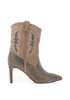 Una Healy Rainmaker Heeled Cowboy Boots, Neutral