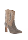 Una Healy Rainmaker Heeled Cowboy Boots, Neutral