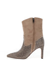 Una Healy Rainmaker Heeled Cowboy Boots, Neutral