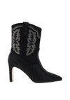 Una Healy Rainmaker Heeled Cowboy Boots, Black