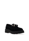 Una Healy Take My Breath Velvet Loafer, Black