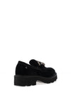 Una Healy Take My Breath Velvet Loafer, Black