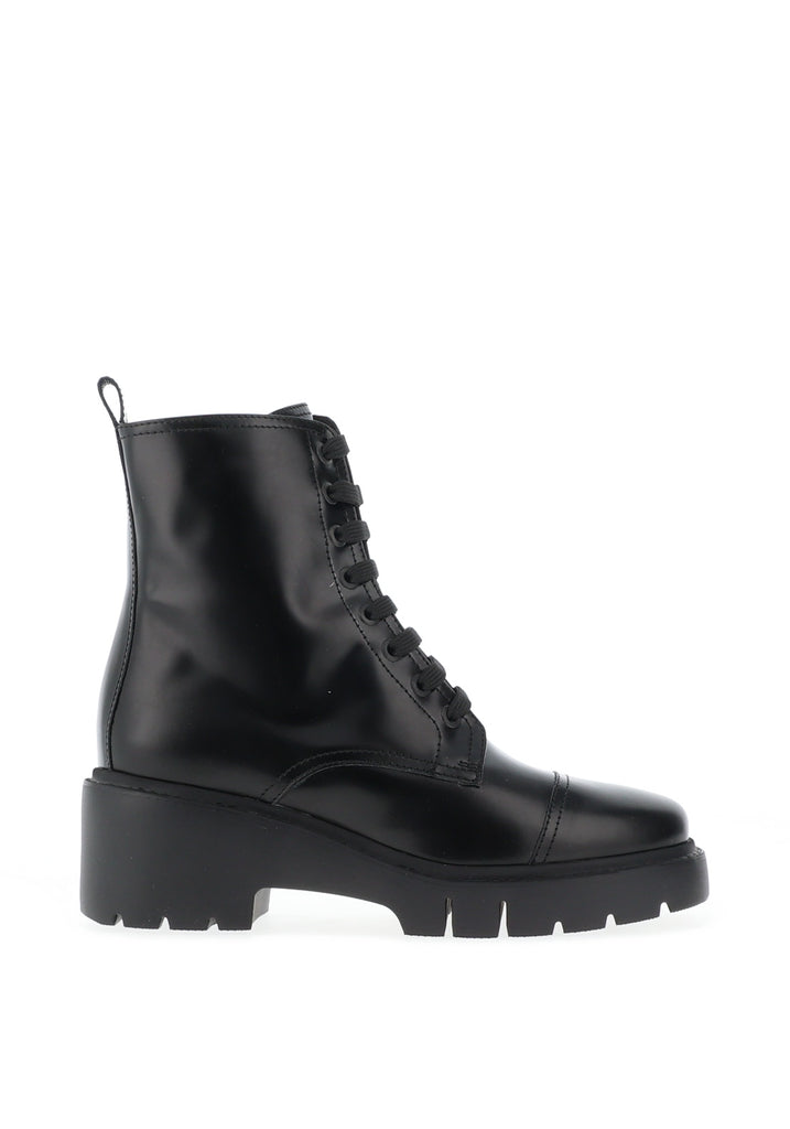 Unisa black leather ankle 2025 boots