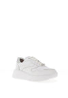 Unisa Ebana Glitter Platform Trainers, White