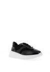 Unisa Efro Glitter Platform Trainers, Black