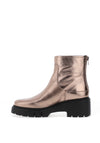 Unisa Jorge Metallic Chunky Ankle Boots, Bronze