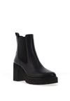 Unisa Klino Chunky Heeled Ankle Boots, Black