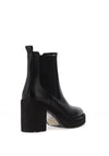 Unisa Klino Chunky Heeled Ankle Boots, Black