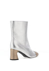 Unisa Meila Metallic Heeled Boots, Silver and Gold