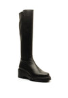 Unisa Jace Chunky Knee High Boots, Black