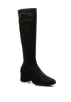 Unisa Lapes Knee High Heeled Boots, Black