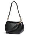 Valentino Type Re Curved Shoulder Bag, Black