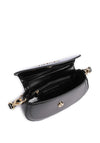 Valentino Type Re Curved Shoulder Bag, Black