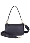 Valentino Never Pebbled Shoulder Bag, Black