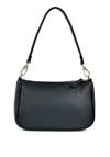 Valentino Never Pebbled Shoulder Bag, Black