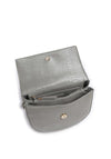 Valentino Small Croc Effect Crossbody Bag, Grey