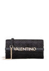 Valentino Life Velvet Clutch Bag, Black