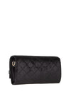 Valentino Life Velvet Clutch Bag, Black