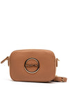 Valentino Moses Logo Crossbody Bag, Beige