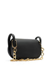 Valentino Vinile Loop Detail Shoulder Bag, Black