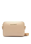 Valentino Alexia Pebbled Faux Leather Crossbody Bag, Ecru