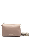 Valentino Zero Triple Compartment Crossbody Bag, Beige