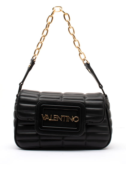 Valentino Small Quilted Small Flap Over Bag Black McElhinneys