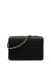 Valentino Frequency Textured Shoulder Bag, Black