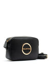 Valentino Moses Logo Crossbody Bag, Black