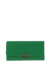 Valentino July Large Logo Wallet, Verde