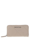 Valentino Cold Quilted Wallet, Beige