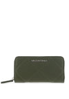 Valentino Cold Quilted Wallet, Militare