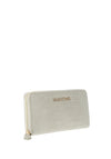 Valentino Large Fire Zip Around Purse, Grey