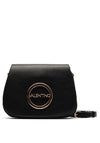 Valentino Moses Flapover Medium Crossbody Bag, Black