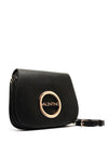 Valentino Moses Flapover Medium Crossbody Bag, Black